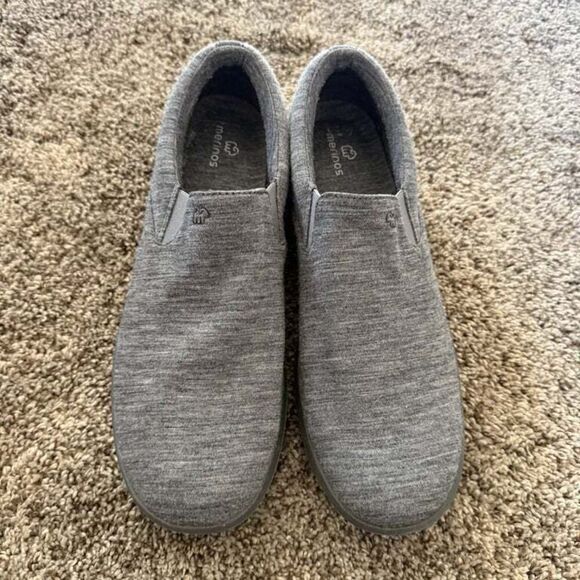 Merinos Women's Grey Merino‎ Wool Slip-On Shoes Size 12 Comfort Winter - Picture 7 of 8
